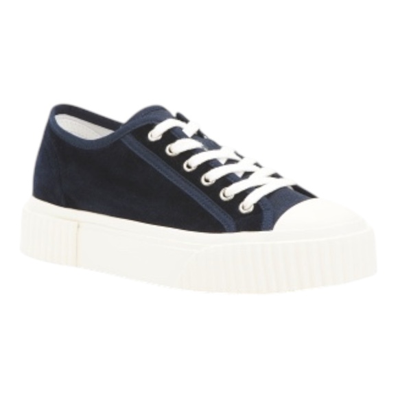 THEORY Shoes - THEORY Made In Spain Velvet Lace Up Sneakers Women's black color size various